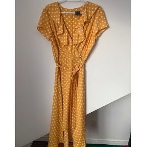 Yellow Polka Dot Dress